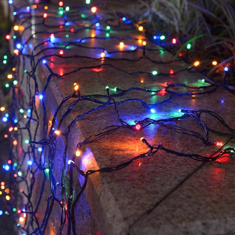 COLORWAY LED řetěz/ vnitřní / 200 LED / délka 20m / více barevný / 8 funkcí/ napájení USB