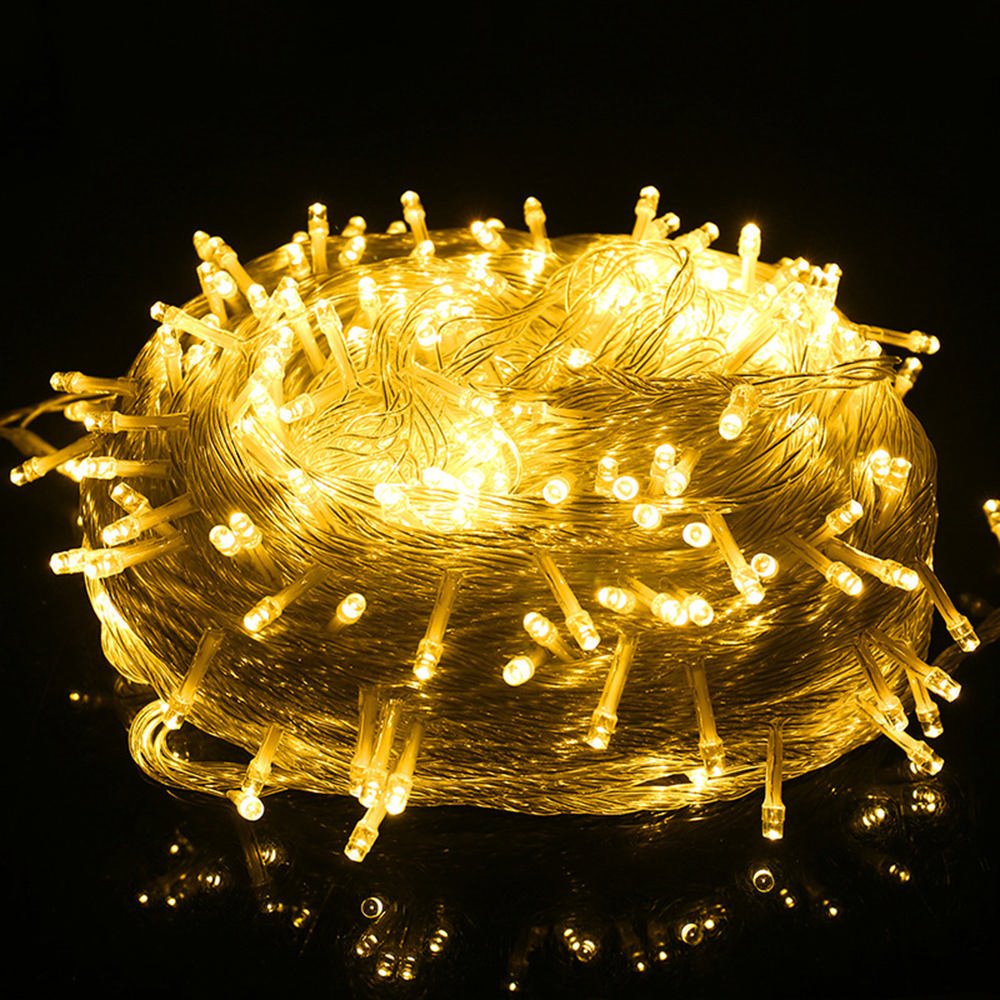 COLORWAY LED řetěz/ vnitřní / 50 LED / délka 5m / teplá bílá/ 8 funkcí/ napájení USB
