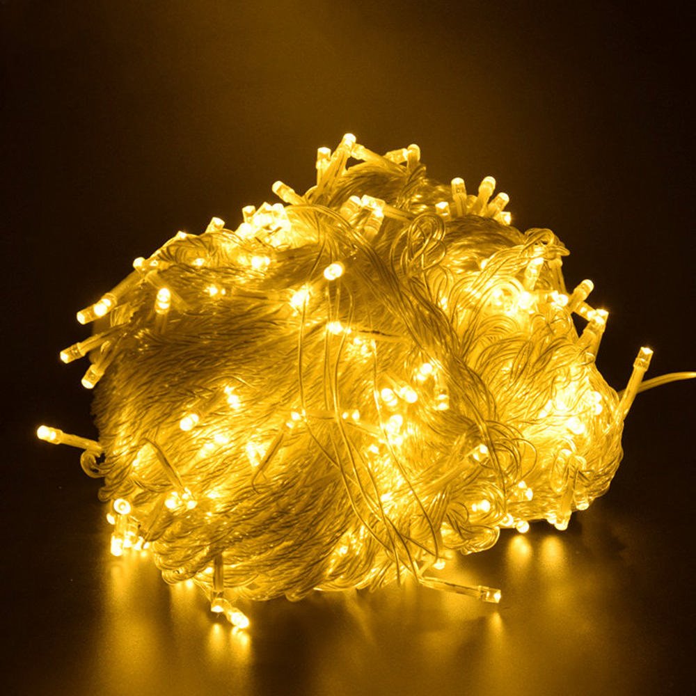 COLORWAY LED řetěz/ vnitřní / 50 LED / délka 5m / teplá bílá/ 8 funkcí/ napájení USB