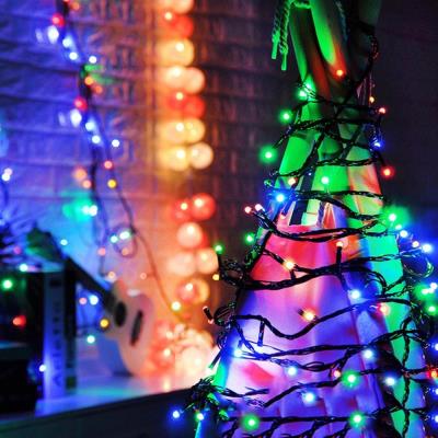 COLORWAY LED řetěz/ vnitřní / 100 LED / délka 10m / více barevný/ 8 funkcí/ napájení USB