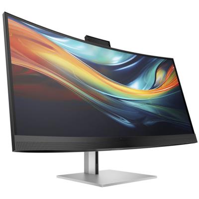 HP 740pm/ 39,7" prohnutý/ 5120x2160/ IPS/ 5ms/ 300 cd/m2/ 1000:1/ HDMI/ DP/ USB/ RJ-45/ VESA/ černo-šedý