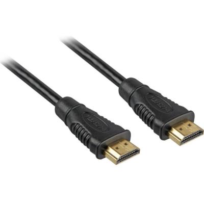 PremiumCord HDMI High Speed + Ethernet kabel/ zlacené konektory/ 5m/ černý