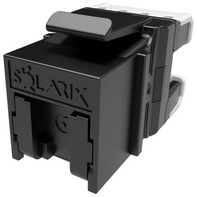 Solarix keystone c6 UTP RJ45 černý pro kleště  SXKJ-NA-BU SXKJ-6-UTP-BK-NA