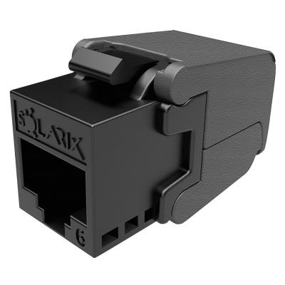 Solarix keystone c6 UTP RJ45 černý samořezný  SXKJ-6-UTP-BK-SA, balení 24ks
