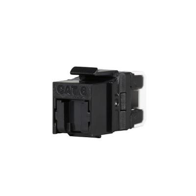 Solarix keystone c6 UTP RJ45 černý pro kleště  SXKJ-NA-BU SXKJ-6-UTP-BK-NA - 24ks multipack