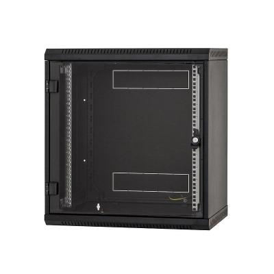 Triton 19" rozvaděč jednodílný 12U/400mm odním. boční kryty, černý