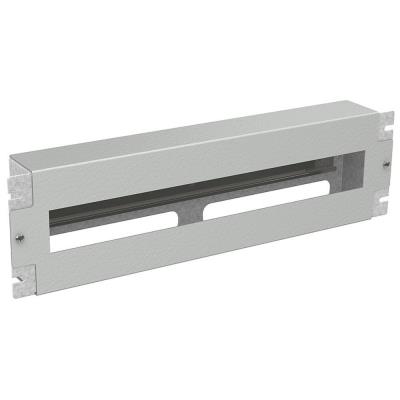SOLARIX Instalační panel 3U s DIN lištou do 19" rozvaděče, RAL 7035, RAIL-3U-DIN
