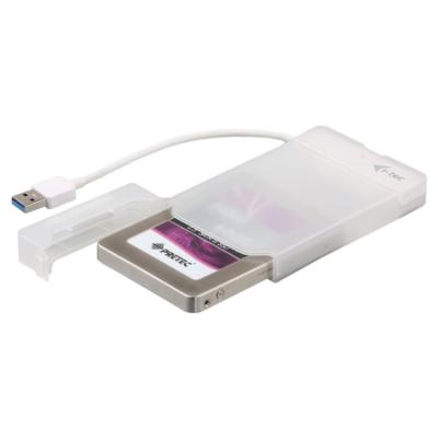 i-tec externí box pro HDD ADVANCE MySafe Easy/ 2,5" SATA/ SSD/ USB 3.0/ bílý