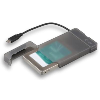 i-tec externí box pro HDD MYSAFE Easy/ 2,5" SATA/ SSD/ USB 3.1 Type C Gen 2/ černý