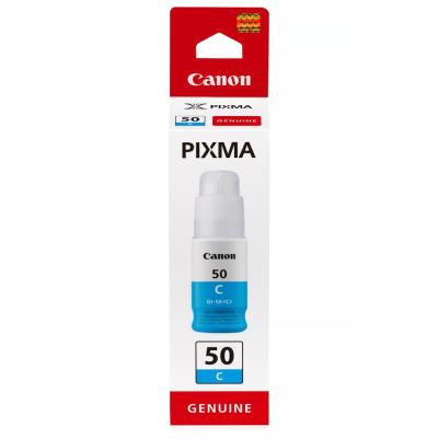 Canon inkoustová lahvička GI-50 C modrá