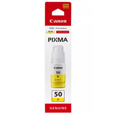 Canon inkoustová lahvička GI-50 Y žlutá
