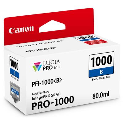 Canon inkoustová náplň PFI-1000 (azurová, 80ml) pro Canon imagePROGRAF PRO-1000