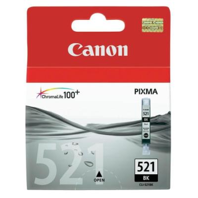 Canon inkoustová náplň CLI-521Bk/ černá