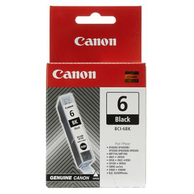 Canon inkoustová náplň BCI-6Bk/ Černá
