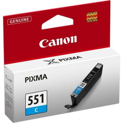 Canon inkoustová náplň CLI-551C/ azurová