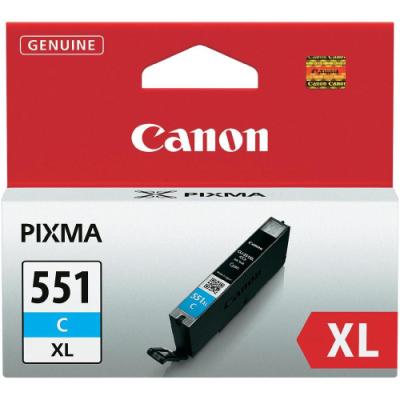 Canon inkoustová náplň CLI-551C/ XL azurová