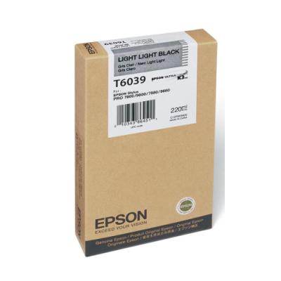 Epson inkoustová náplň/ C13T603900/ StylusPro7800/ 7880/ 9800/ 9880/ Světlá Světlá/ 220ml