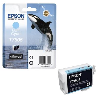 Epson inkoustová náplň/ C13T76054010/ Light Cyan