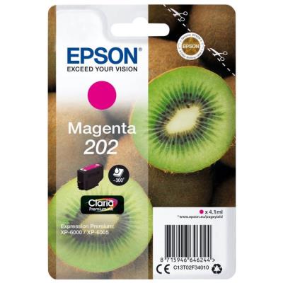 Epson inkoustová náplň/ C13T02F34010/ 202/ Premium / Expression Premium XP-6000/ purpurová