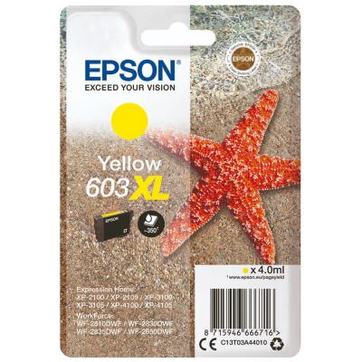 Epson inkoustová náplň/ C13T03A44010/ 603XL/ Expression Home XP-21xx/ XP-31xx/WF-2850DWF/ žlutá