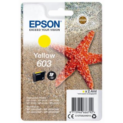 Epson inkoustová náplň/ C13T03U44010/ 603/ Expression Home XP-x100/ WF-28x0DWF/ Žlutá