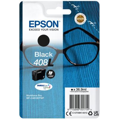 EPSON inkoustová náplň Singlepack 408L DURABrite Ultra Ink/ C4810DTWF/ Černá