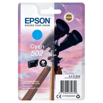 Epson inkoustová náplň/ C13T02V24010/ Cyan