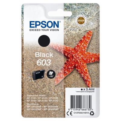 Epson inkoustová náplň/ C13T03U14010/ 603/ Expression Home XP-x100/ WF-28x0DWF/ Černá
