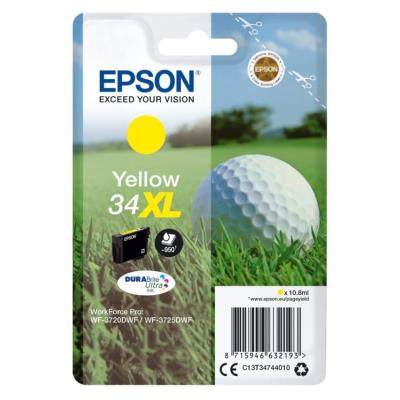 Epson inkoustová náplň/ T3474/ 34XL DURABrite Ultra Ink/ žlutá
