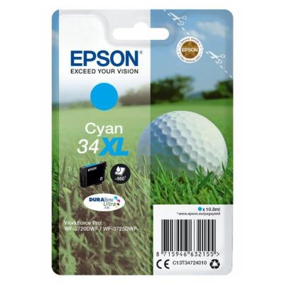 Epson inkoustová náplň/ T3472/ 34XL DURABrite Ultra Ink/ azurová