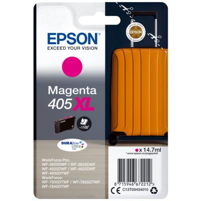 Epson inkoustová nápln 405XL DURABrite Ultra Ink/ C13T05H34010/ magenta