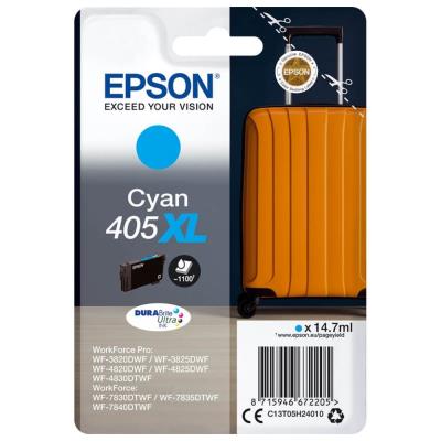 Epson inkoustová nápln 405XL DURABrite Ultra Ink/ C13T05H24010/ cyan