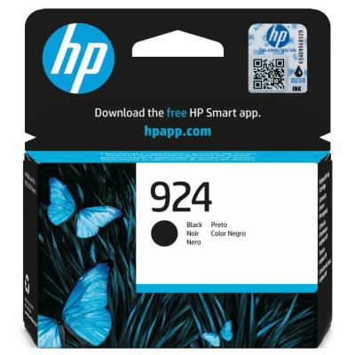 HP inkoustová kazeta 4K0U6NE, HP 924, černá, 500 stran