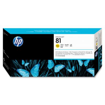 HP (81) tisková hlava žlutá pro DSJ 5x00, C4953A  originál