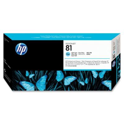 HP (81) tisková hlava světlá azurová pro DSJ 5x00, C4954A  originál