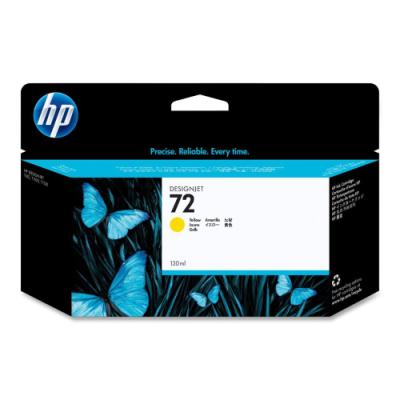 HP (72) Yellow ink. náplň pro DJ T1100, 130ml, C9373A originál