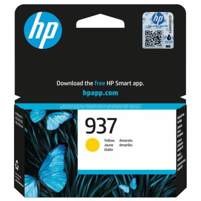 HP inkoustová náplň 937 žlutá
