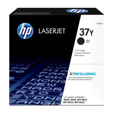 HP 37Y Černá originální tonerová kazeta LaserJet s mimořádně vysokou výtěžností