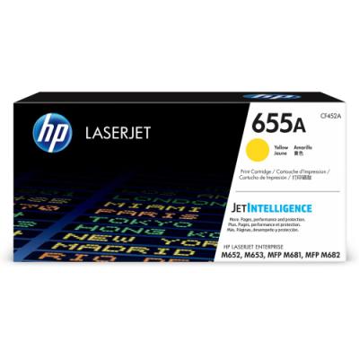 HP 655A Žlutá originální tonerová kazeta LaserJet