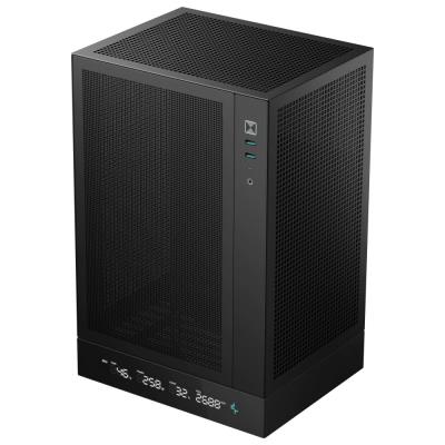 DEEPCOOL skříň CH170 Digital / vertikální miniITX / 2xUSB 3.0 / USB-C / černá