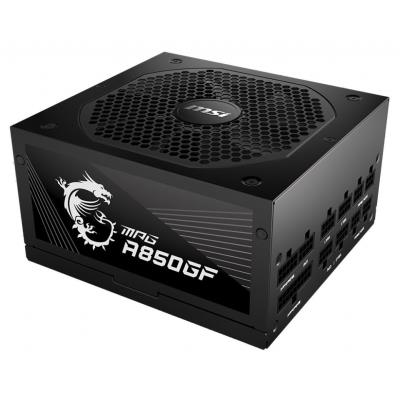 OPRAVENÉ - MSI zdroj MPG A850GF/ 850W/ ATX/ akt. PFC/ 10 let celková záruka/ 140mm ventilátor/ modulární kabeláž/ 80PLUS...