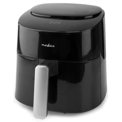 NEDIS multifunkční horkovzdušná fritéza/ objem 4,2 L/ 240 min. časovač/ 8 přednastavených programů/ výkon 1300W/ černá