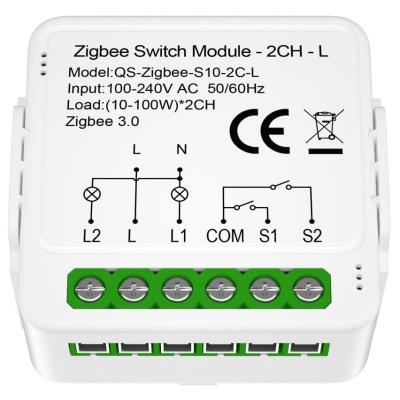 IMMAX NEO SMART kontroler (L) V8 2-tlačítkový Zigbee 3.0, TUYA