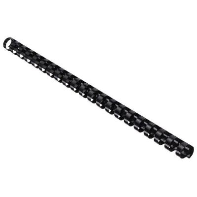 EUROSUPPLIES plastové hřbety/ formát A4/ 32mm/ černé/ 50 pack