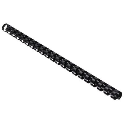 EUROSUPPLIES plastové hřbety/ formát A4/ 16mm/ černé/ 100 pack