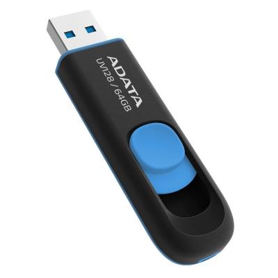 ADATA DashDrive UV128 64GB / USB 3.1 / černo-modrá