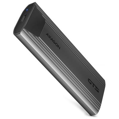 AXAGON box THIN pro M.2 NVMe SSD / EEM2-GTS2 / USB-C / USB 3.2 Gen2 / až 10 Gbit/s / kabel 50cm