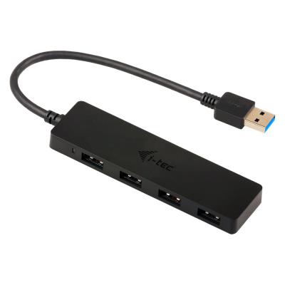 i-tec USB HUB ADVANCE/ 4 porty/ USB 3.0/ pasivní/ slim/ černý