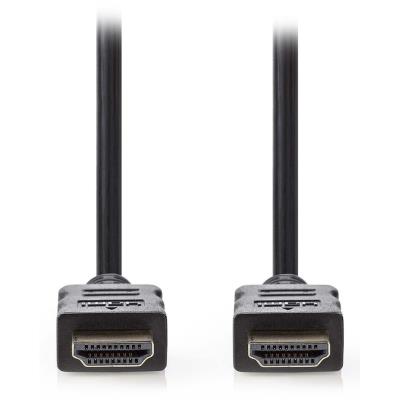 NEDIS High Speed HDMI 1.4 kabel s ethernetem/ 4K@30Hz/ zlacené konektory HDMI-HDMI/ černý/ bulk/ 7,5m