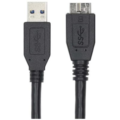 NEDIS kabel USB 3.0/ zástrčka USB-A - zástrčka USB-Micro B/ černý/ bulk/ 50cm